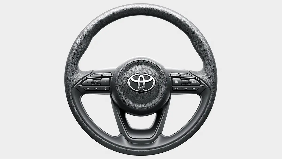 ウレタン3本スポークステアリングホイール

