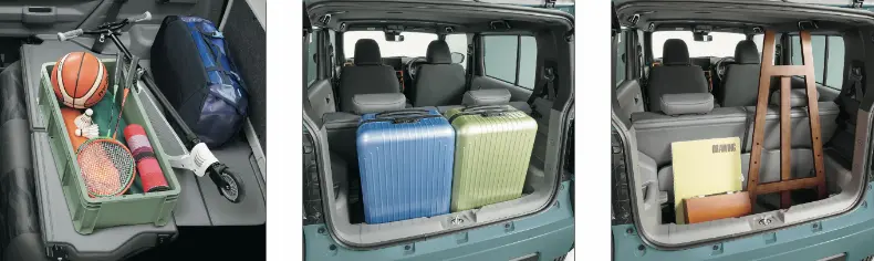 魅力3:汚れに強い荷室